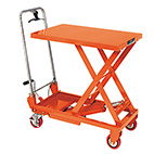 Scissor Tables with Folding Handles