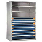 Shelving Unit with Drawers
