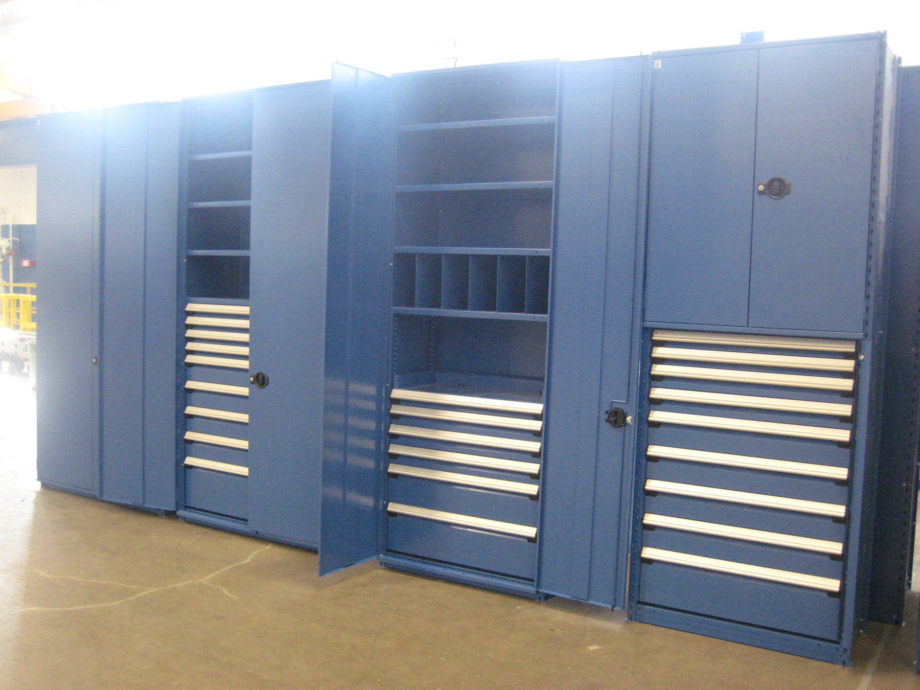 Rousseau cabinets and drawer storage at ATK