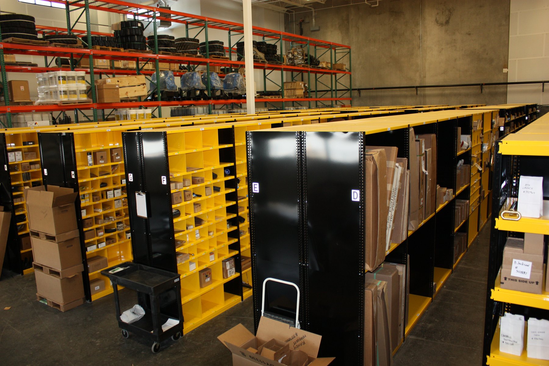 John Deere shelving and pallet rack overview