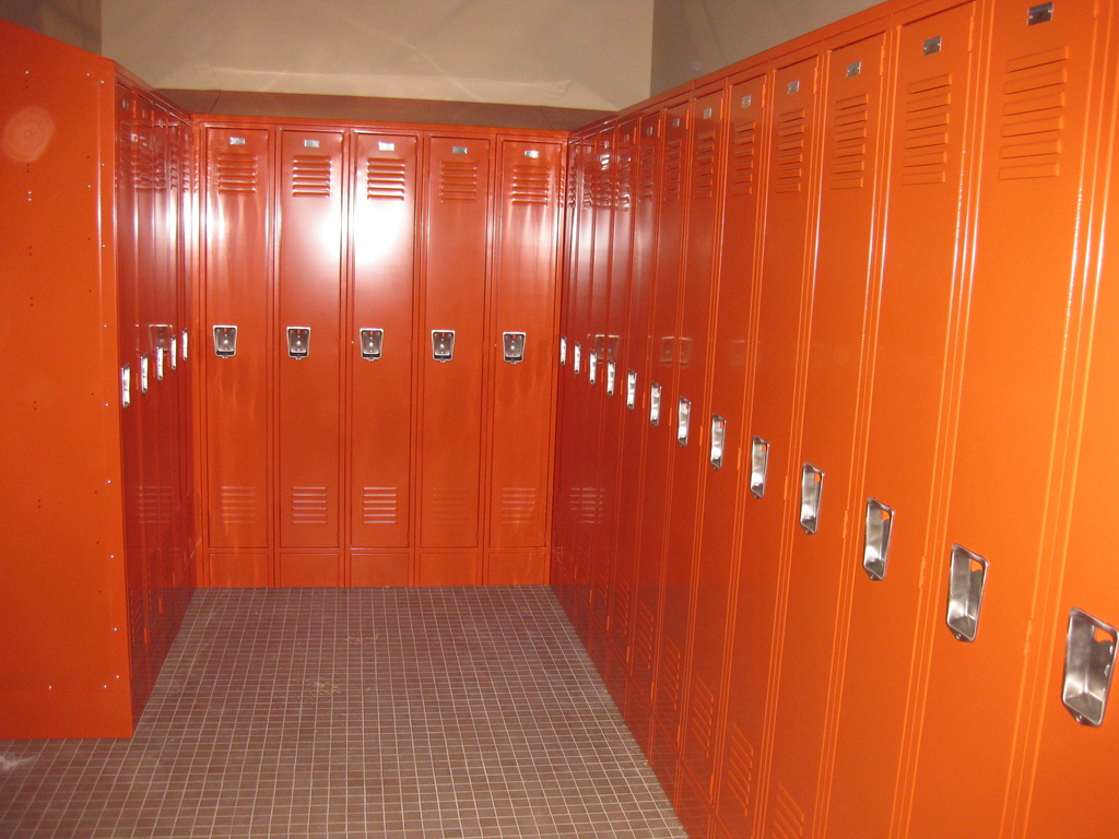 Metro Logics employee locker room installation