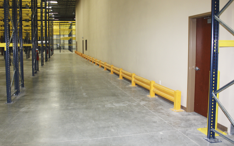 Completed Metro Logics pallet rack project