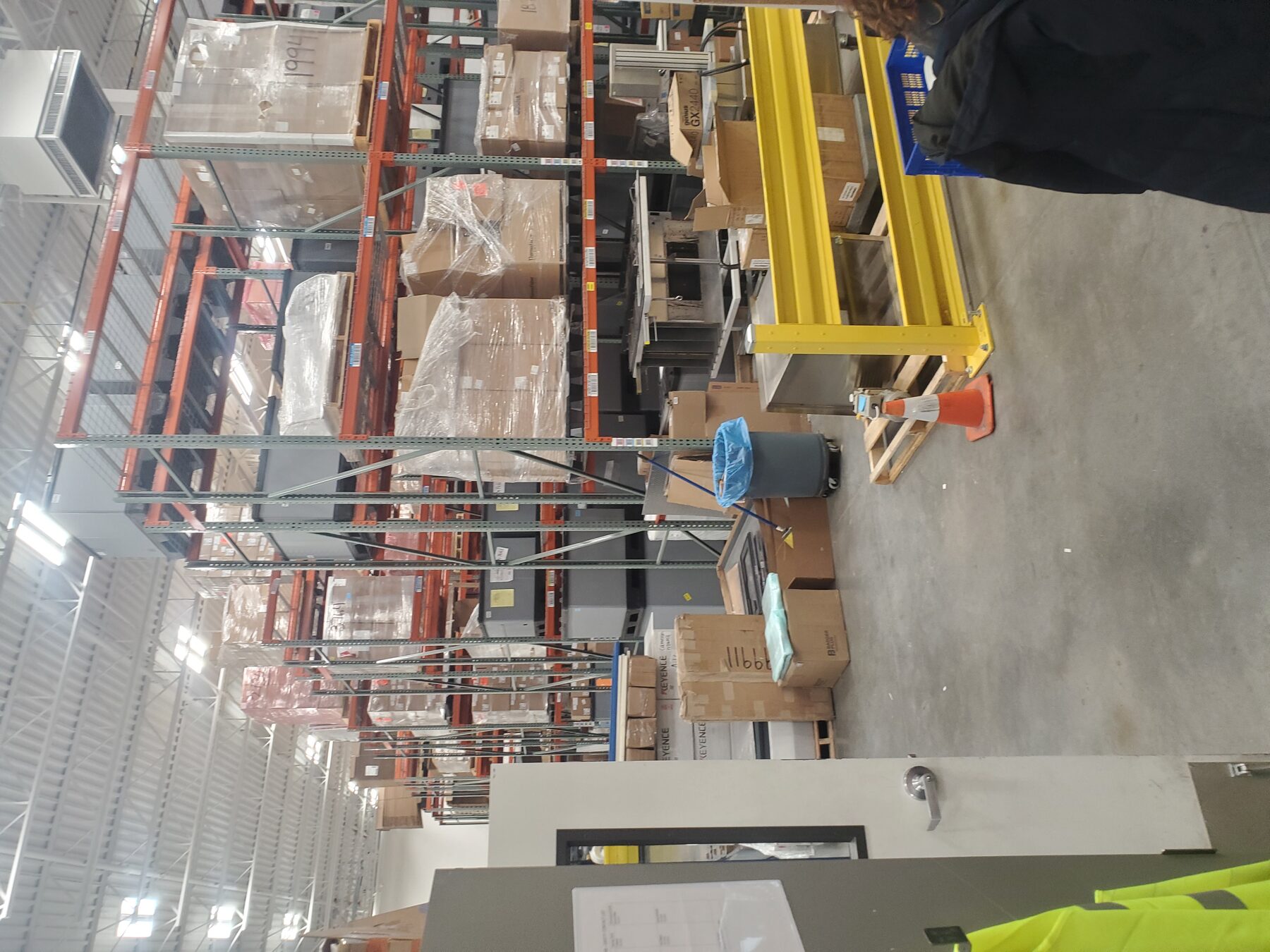 Thermo Fisher warehouse pallet rack installation