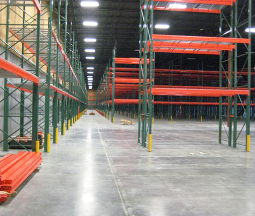 pallet rack installation for new warehouse