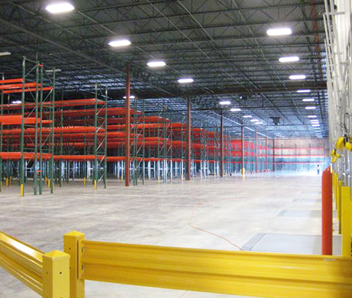 pallet rack installation project for northwest tire factory