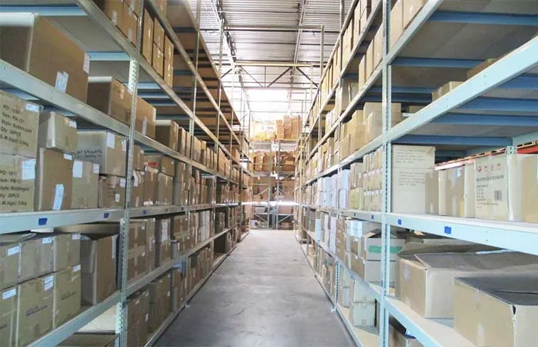 Metal and boltless shelving